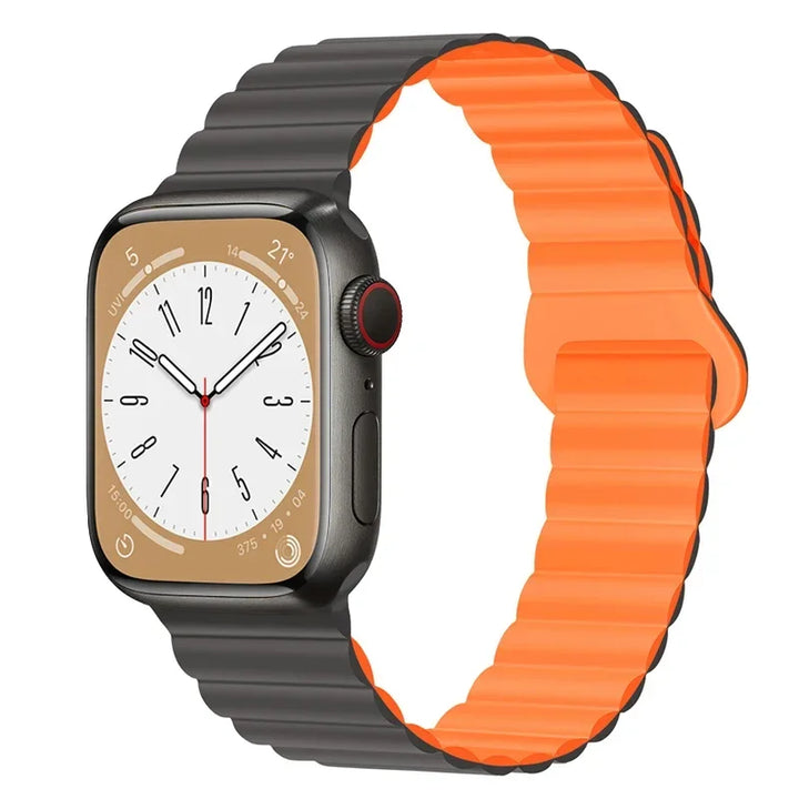 Strap For Apple Watch Band 49mm 45mm 41mm 44mm 40 42 38mm Silicone Bracelet Magnetic Wristband For Iwatch Series 10 9 8 Uitra 7