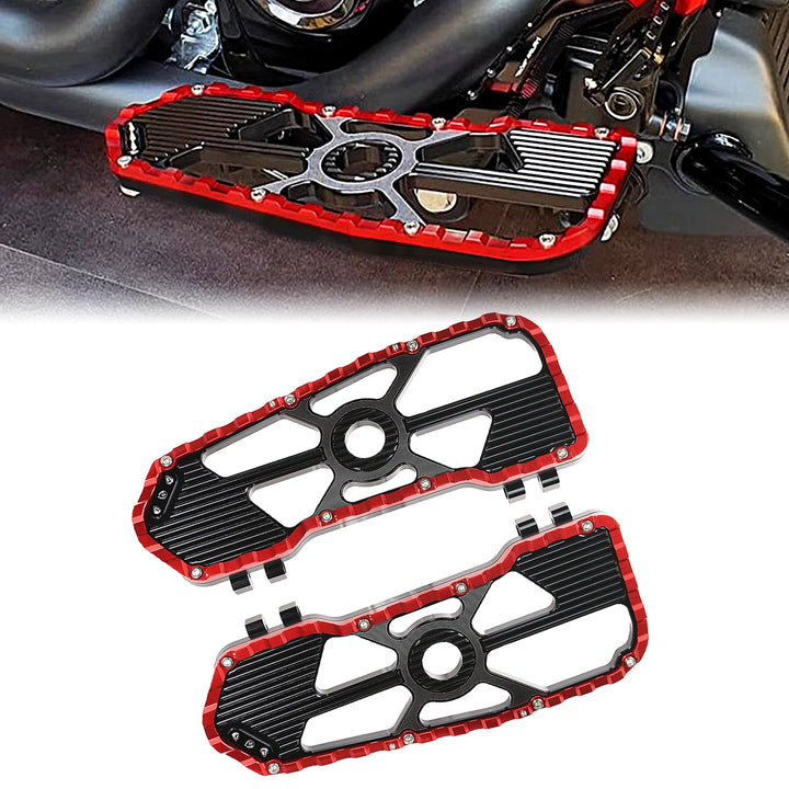 Motorcycle Driver Passenger Floorboards For Harley Touring Street Glide Road Glide FLH/T FLHX FLTRX