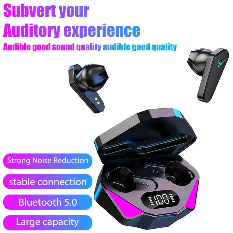 X15 Wholesale Tws Earphone Bluetooth Wireless Without Box V5.1 in Ear Headphones Blutooth Hearing Aids Sport Gamer Headset Phone