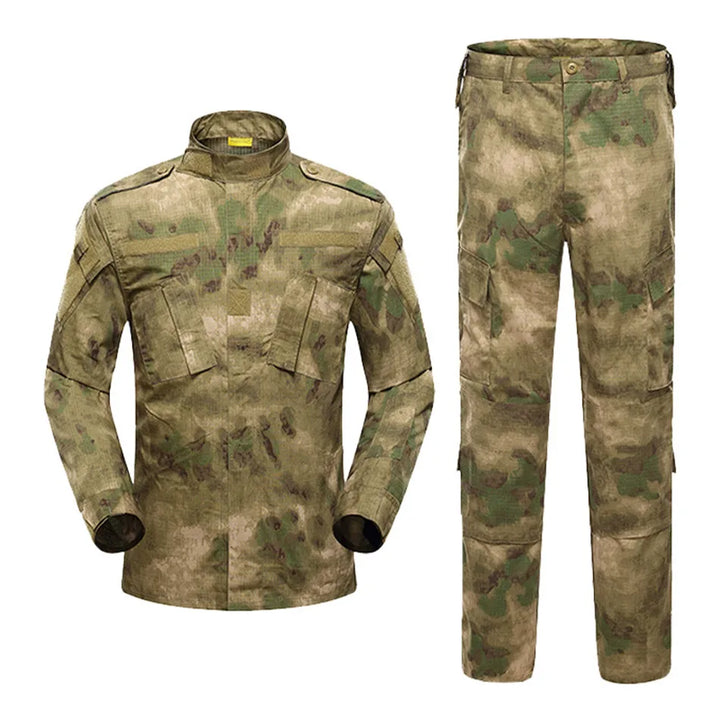 Tactical Combat Suit Russian Camouflage Suit U.S Training Clothing Uniform Wear-resistant Cargo Jacket and Trouser