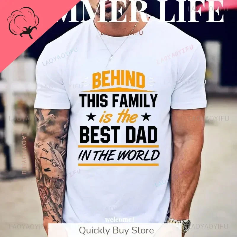 Novelty Awesome World´s Best Dad Daddy Father T Shirts Streetwear Short Sleeve Birthday Gifts Summer Style T-shirt Mens Clothing