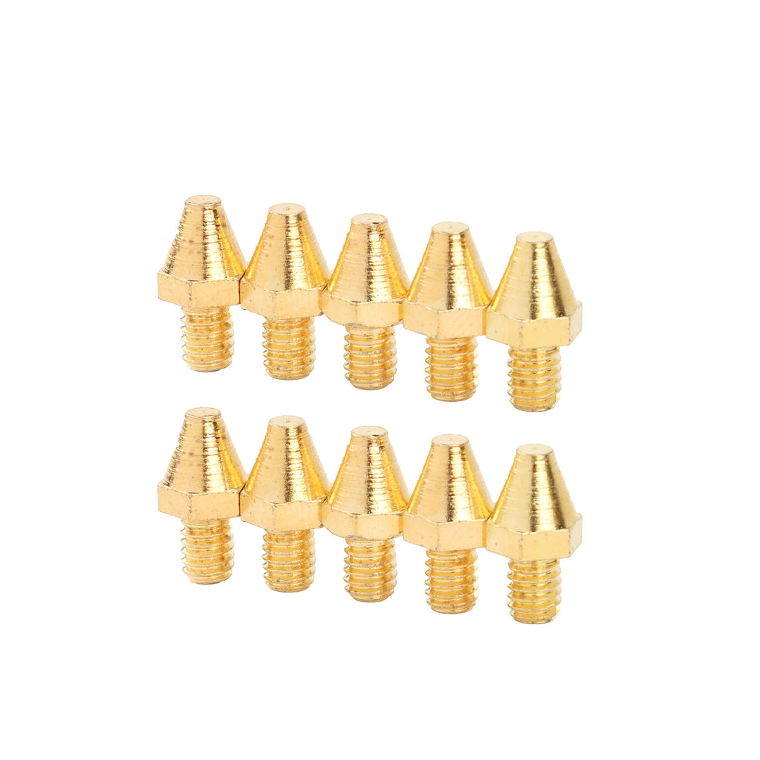 Golden MX Foot Pegs Spike Motorcycle For Harley Cleats Pin Rivet Replacement Offroad Style Foot Pegs Floorboards Brake Pedal Peg