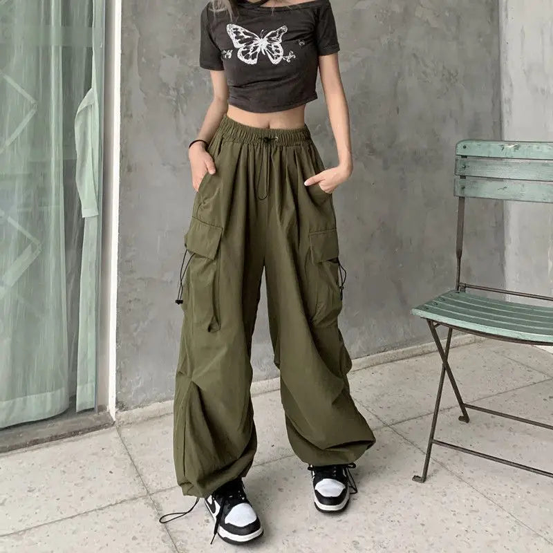 Women Y2K Streetwear Fashion Cargo Pants