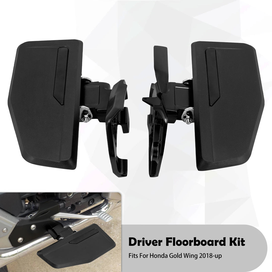 Motorcycle Driver Floorboard Rider Footboard Front Footrest Footpegs For Honda Gold Wing GL1800 GL1800BD GL1800DA Tour 2018-2023