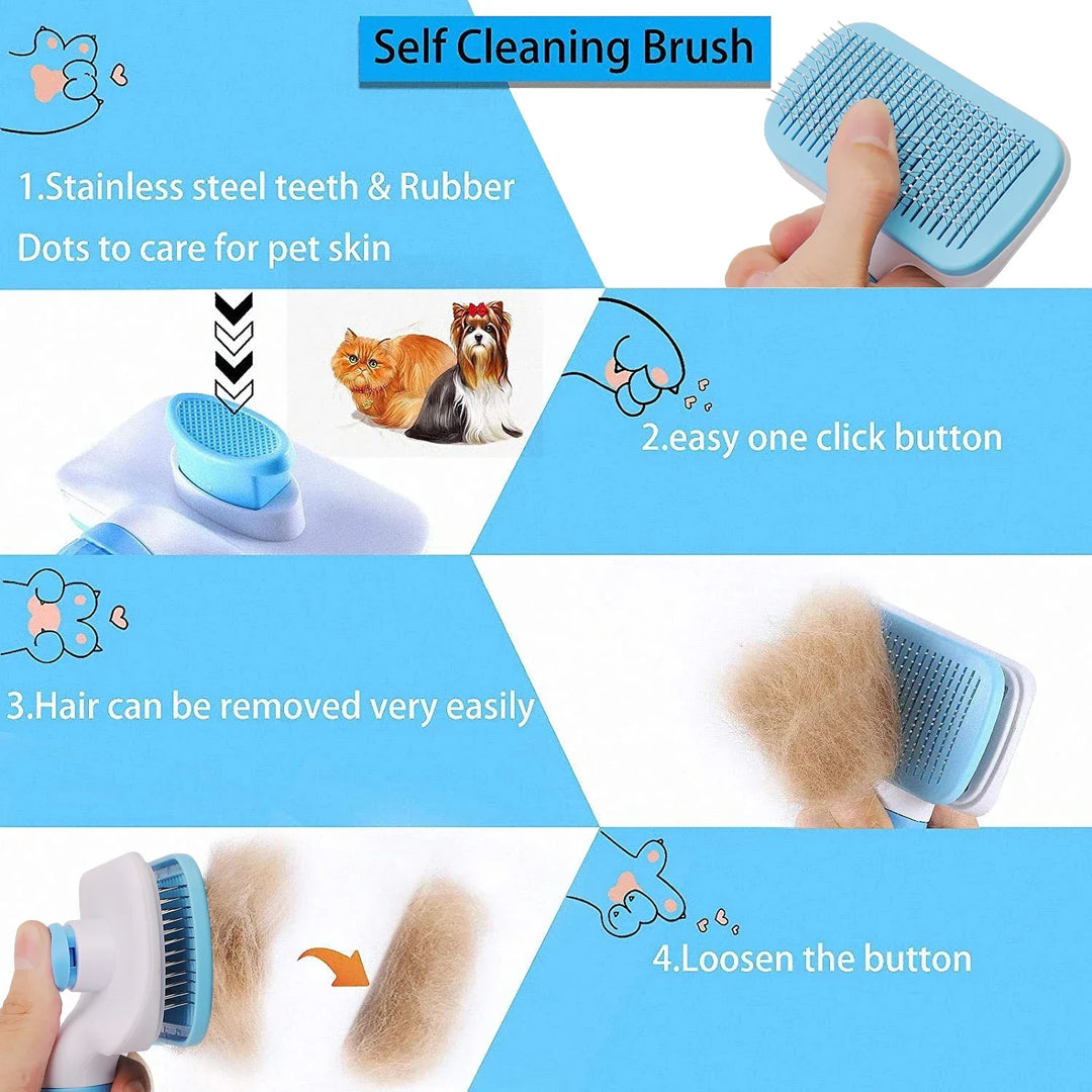 Dog Hair Groomer/Remover Brush