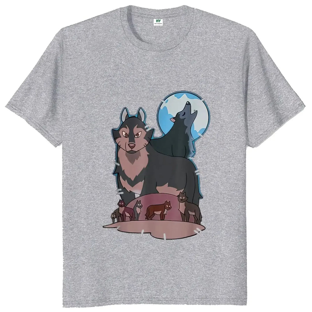 Size Tops Hunter’s Wolf Owl House T Shirt American Fantasy TV Animation Series T-Shirt harajuku oversized t shirt men clothing