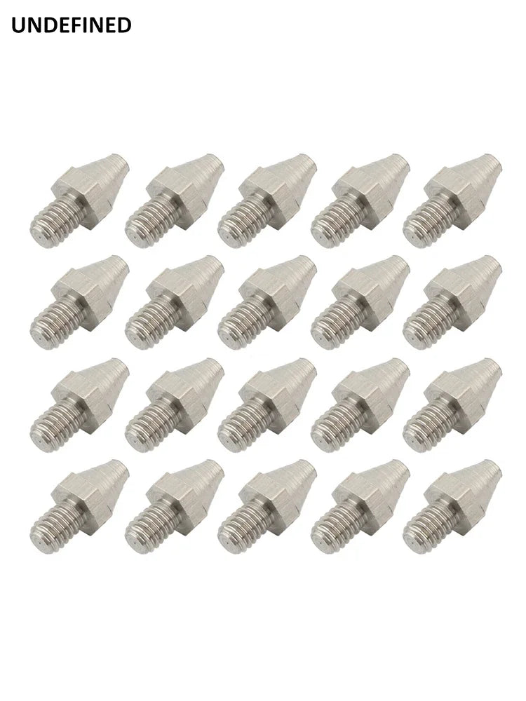 Silver MX Foot Pegs Spike Motorcycle Cleats Pin Rivet Replacement Offroad Style For Harley Floorboards Shifter  Brake Pedal Pegs