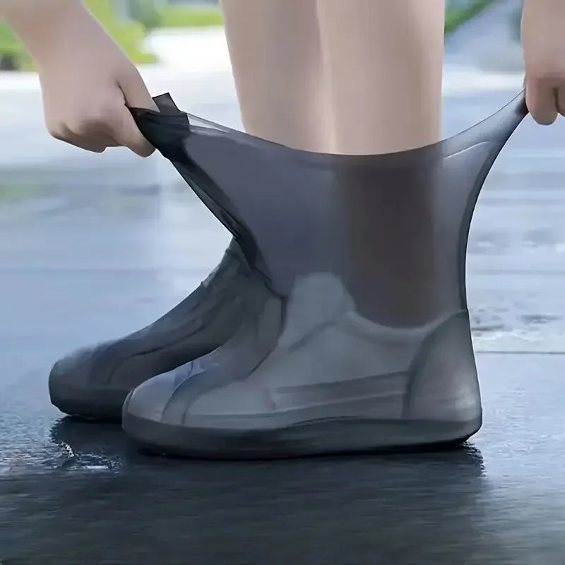 Silicone Waterproof Reusable Rain Shoe Covers