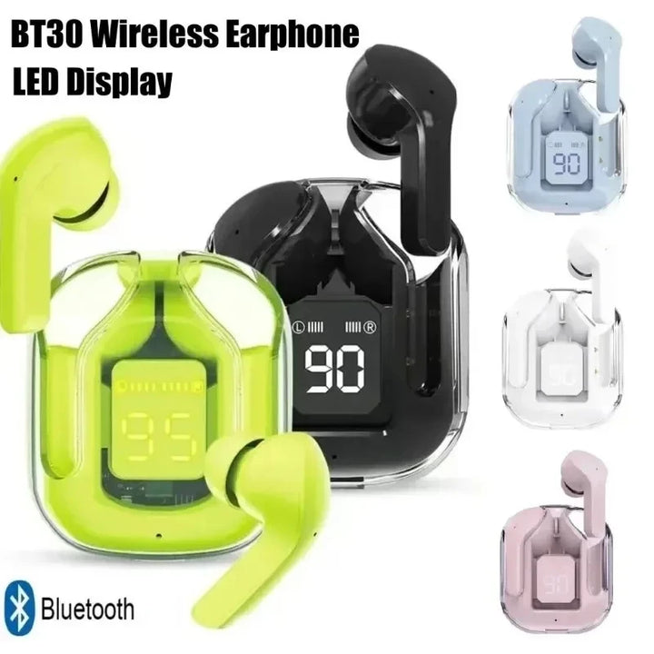 T2 Wireless Mini Earbuds LEDPower Digital Display TWS Headset Stereo Sound Fone Bluetooth Headphones 5.3 for iPone Xiaomi Lenovo