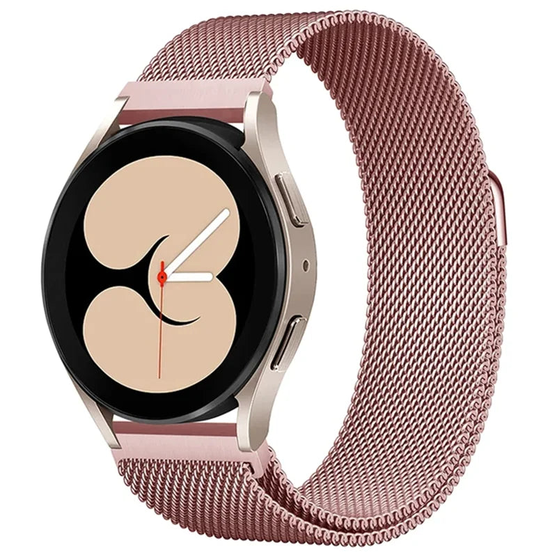 22mm 20mm Milanese Loop Strap For Samsung Galaxy Watch Band 6 5 4 44mm 40mm 6 Classic Bracelet Amazfit Huawei Gt Watchbands