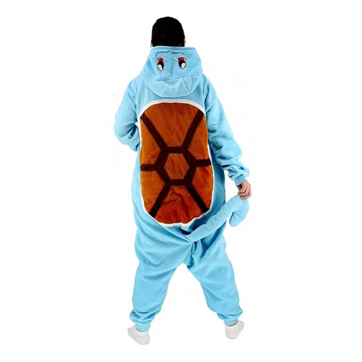 Pokemon Cosplay Pajamas Costume Halloween Squirtle Onesie Christmas One-Piece Kigurumi Men Full Body Pijama Anime Whole Clothes