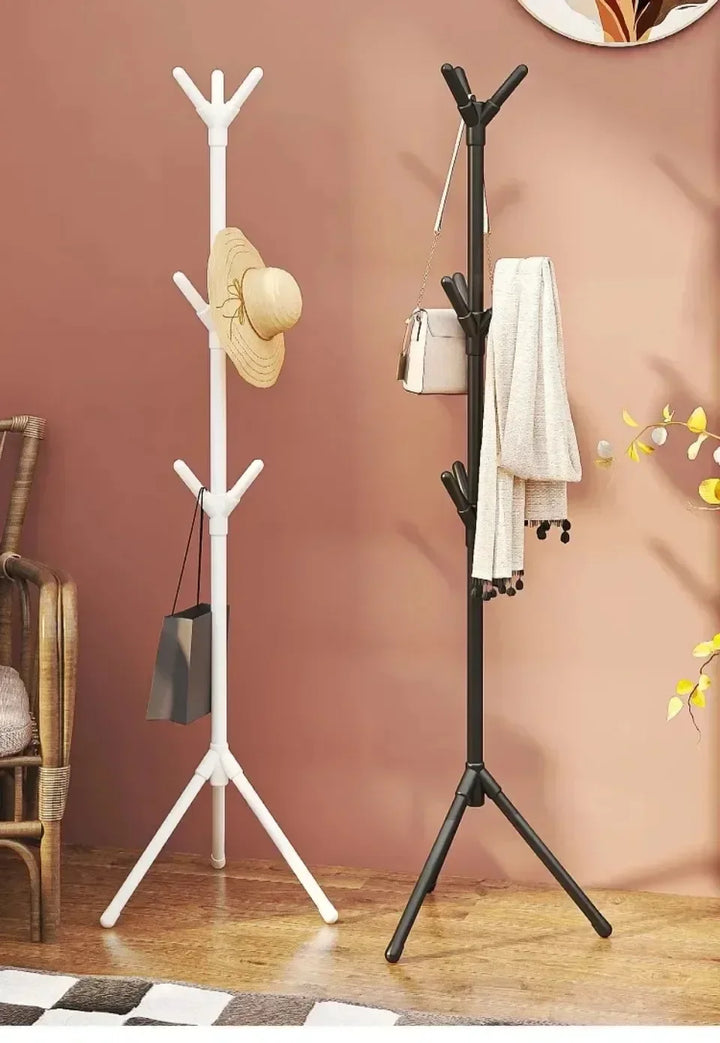 Floor Standing Clothes Tree Hat Organizer Hanger Rack Branch Multi Hook Household Floor Vertical Coat Scarf Handbag Hanger tree