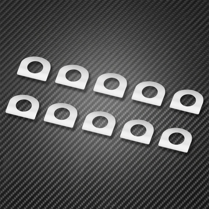 Motorcycle 10PCS Foot Pegs Mount Kit Pins Floorboards Footrest Pedal Pads For Harley Sportster XL Touring Softail Dyna Fat Boy