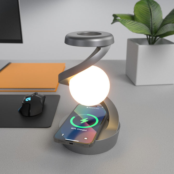 Wireless Floating Moon Table Lamp