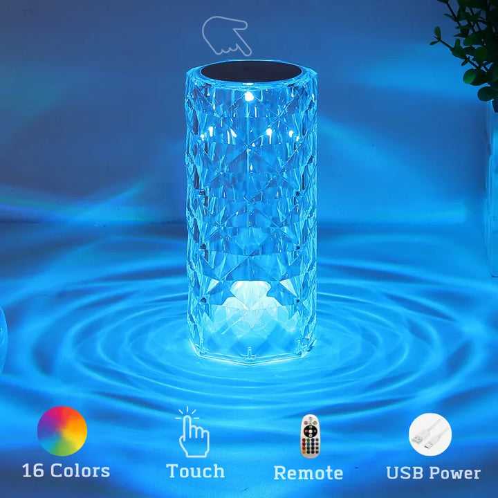 LED Crystal Desk Lamp