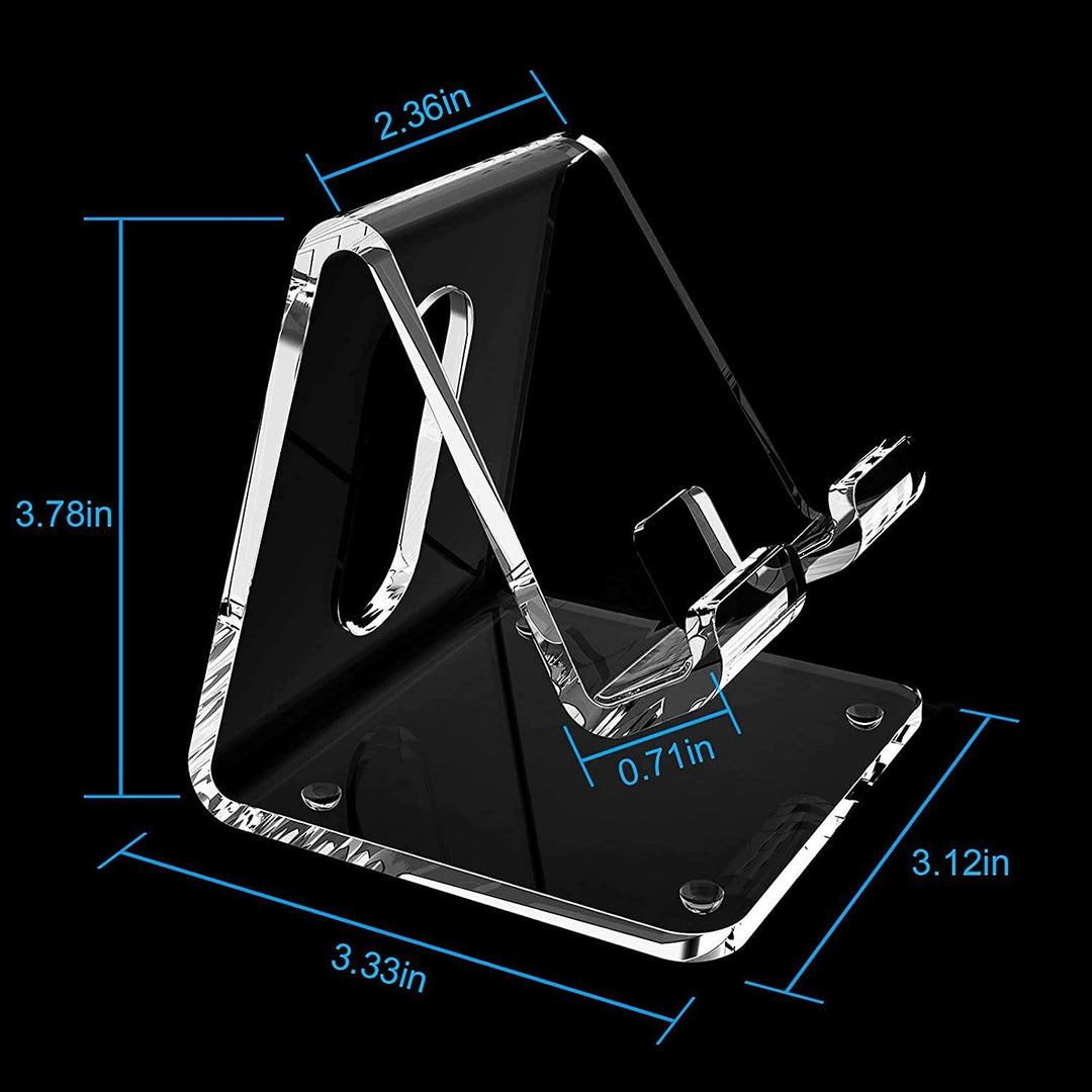 Acrylic phone stand office desk accessories desktop display mobile stand counter phone display