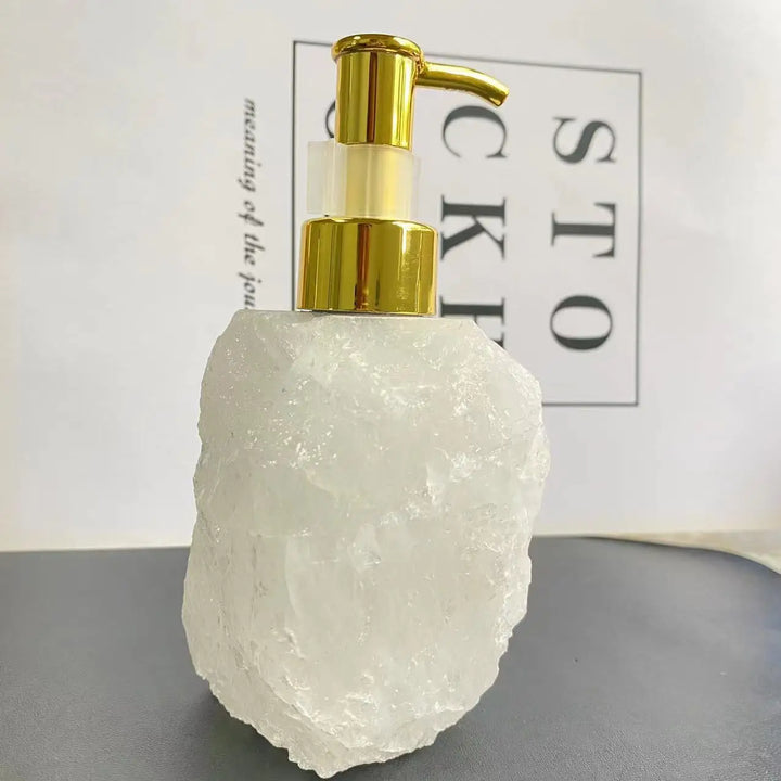 Refillable Bathroom Luxury Natural Crystal Soap Dispenser (30ml)