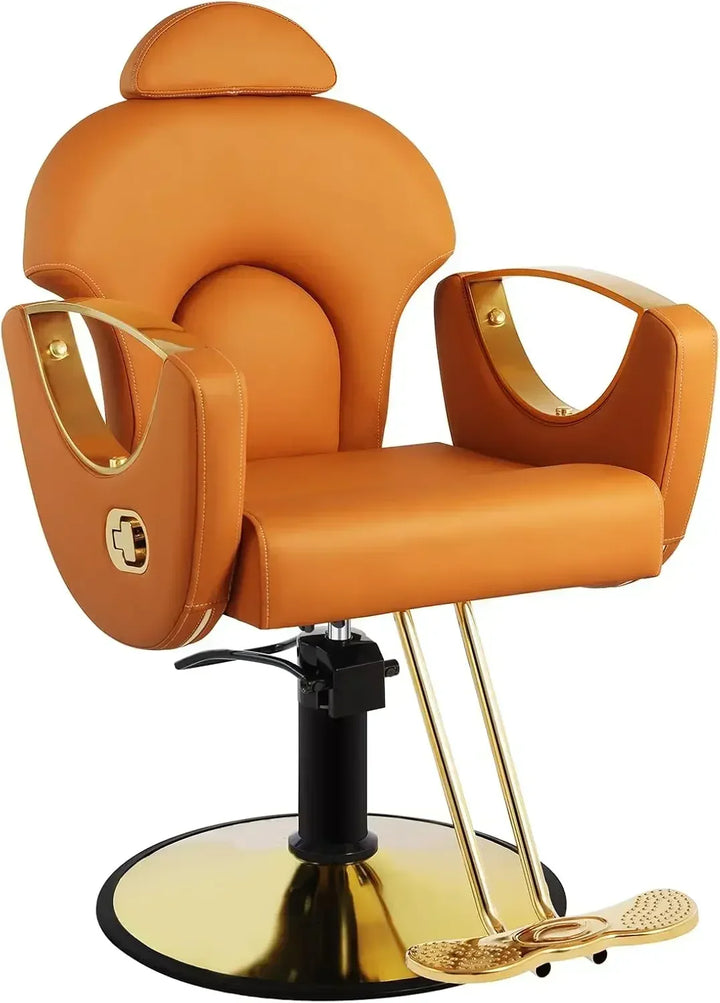 Barber Chair Salon Chair, Height Adjustable, Equipped with Professional Hydraulic PUM, Salon Barber Chair Barber Shop