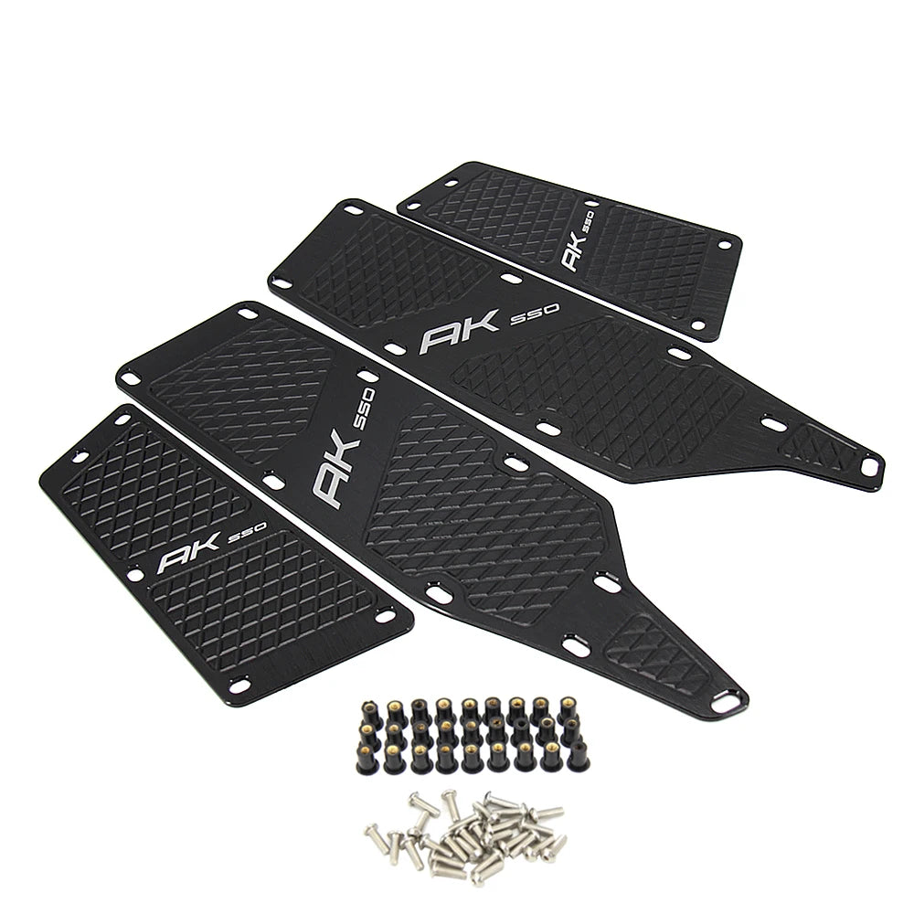 NEW Motorcycle Floorboards Foot Pegs Pedal Front and Rear Footrest Footboard Step For KYMCO AK550 KYMCO AK 550 2017- 2021 2022