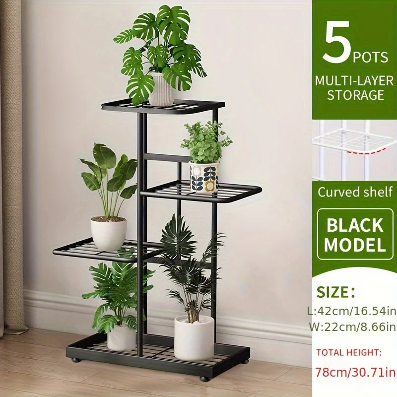 Plant stand Stand For Flowers Flower Stand Flowerpot Organizer Iron 4/5/6Layers Plant Holder Storage Shelf Pot Rack Organizer