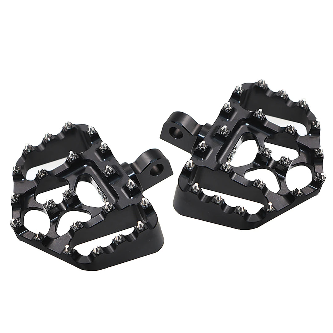 Motorcycle Floorboard Riot Foot Pegs Footrest Pedals For Harley Touring Road Glide FLT 1986-2022 Softail FL Dyna FLD