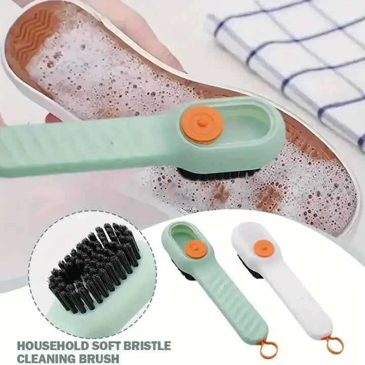 Automatic Refillable Multifunction  Soft Shoe Brush (1pc)