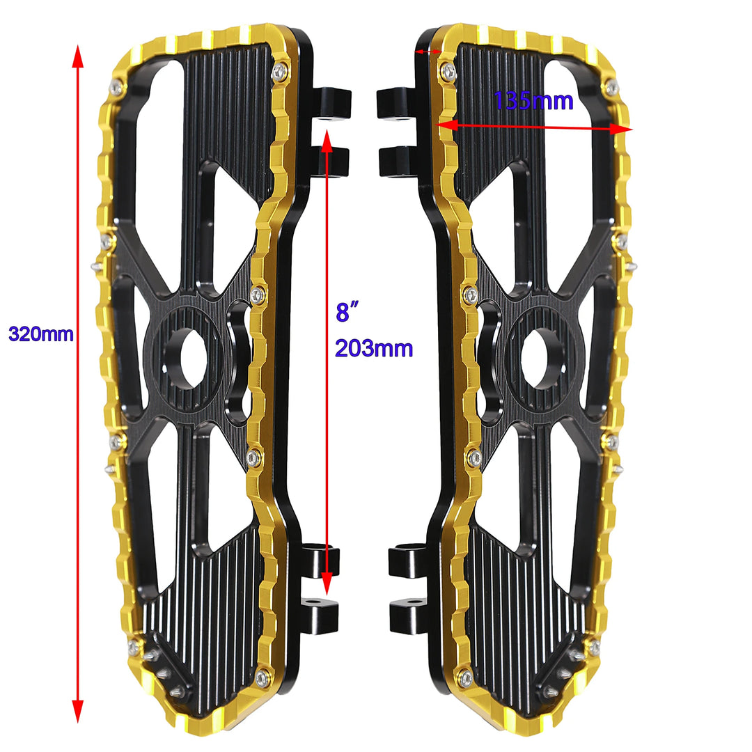 Motorcycle Driver Passenger Floorboards For Harley Touring Street Glide Road Glide FLH/T FLHX FLTRX