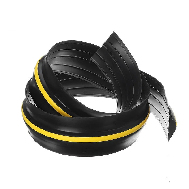 3 Meters Garage Door Bottom Seal Weather Stripping PVC Rubber Seal Strip Electric Door Bottom Seal Water Noise Seal Bumper Strip