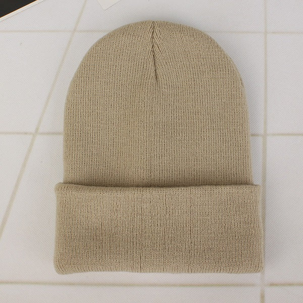 Woman’s Solid Knitted Winter Beanies