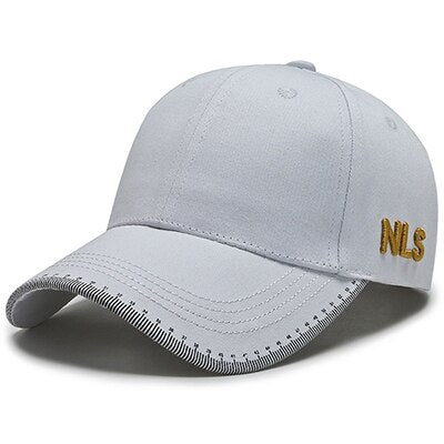 Gorra de béisbol NLS con borde curvo para mujer 