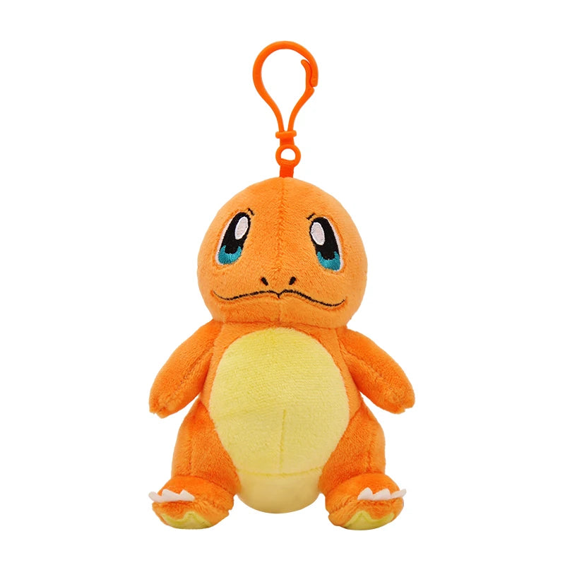 Clearance_Original Pokemon Plush Keychain Cartoon Toys Pikachu Charmander Psyduck Squirtle Snorlax Wobbuffet Doll Kids Kawai Toy