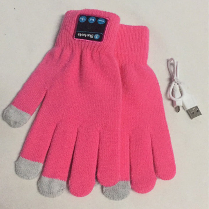 Winter Wireless Bluetooth Gloves Built-In Touch Screen Stereo Speakers Cycling Outdoor Gloves