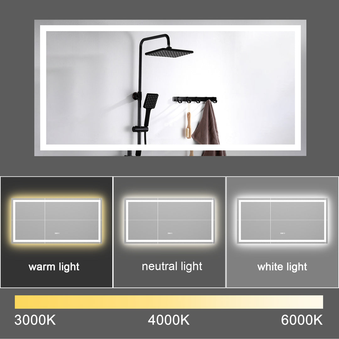 Anti-Fog LED Bathroom Mirror