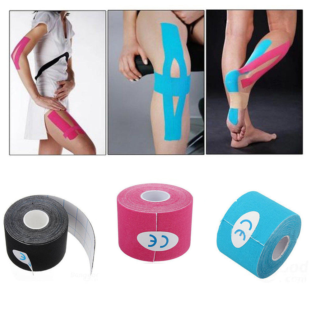 Sports muscle protector with all cotton waterproof 5cm muscle patch/intramuscular effect kinesiology tape