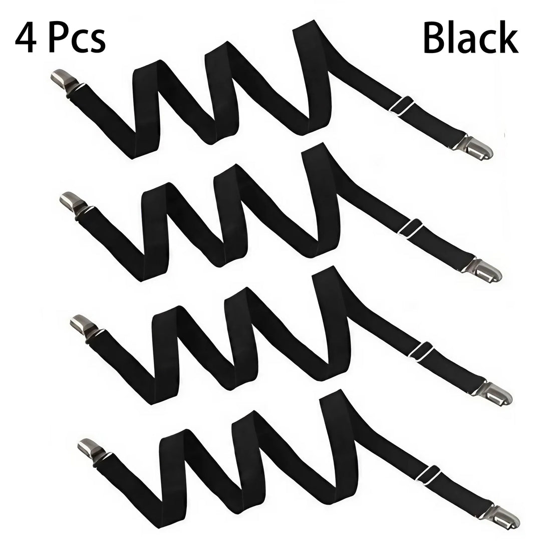 STONEGO 4PCS Non Slip Double Clip Sheet Fasteners