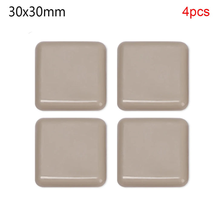 4pcs Furniture Leg Slider Pads Anti Scratch Easy Move Heavy Furniture Thickened Moving Pad Anti-abrasion Floor Protector Mat