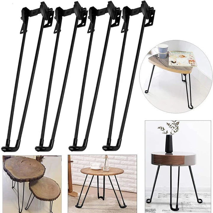 Metal Table Legs Folding Support Furniture Legs DIY Home Bench Dining Desk End Coffee Table Feet Accessories