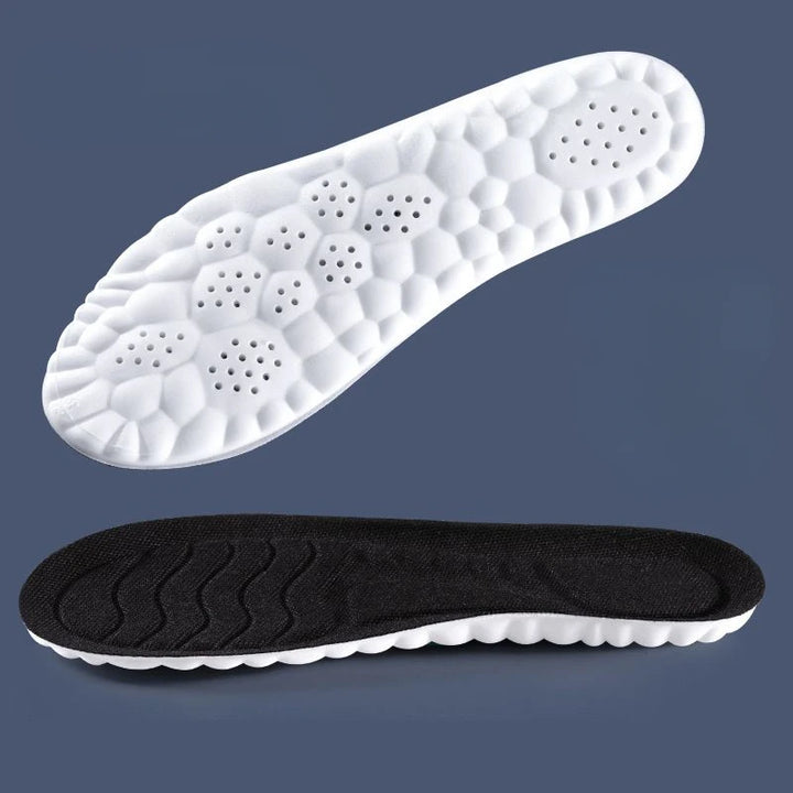 5D Sports Insoles for Shoes PU Soft Running Insole for Feet Breathable Shock Absorption Shoe Sole Arch Support Orthopedic Insert