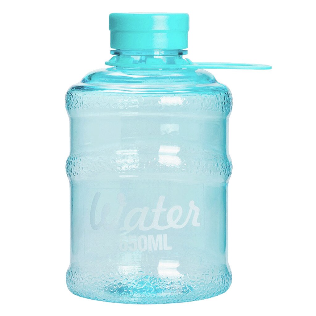 650ml Larg Size Sports Water Bottle Portable Plastic Spray Bottle Leakproof Travel Cup