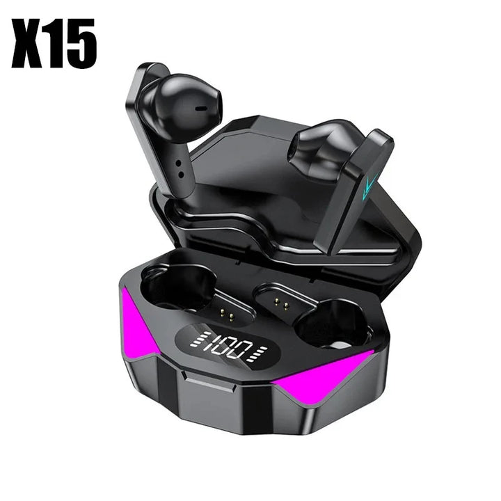 X15 Wholesale Tws Earphone Bluetooth Wireless Without Box V5.1 in Ear Headphones Blutooth Hearing Aids Sport Gamer Headset Phone