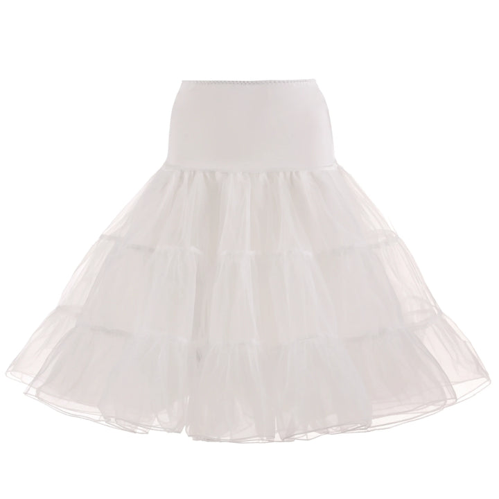 Women's 50S Vintage Tulle Petticoat Half Slip Tutu Underskirt