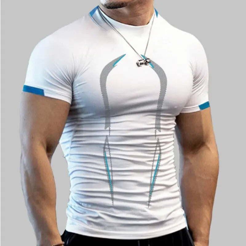 Men’s Short Sleeve Fitness Compression Shirts