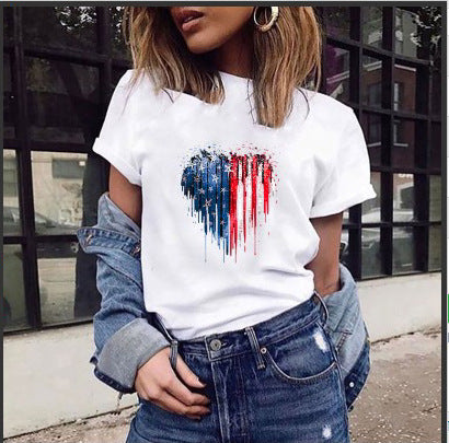 Woman’s Short Sleeve Graphic Printed T-Shirts