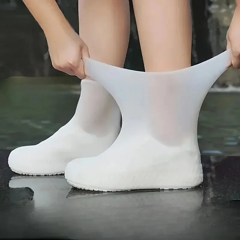 Silicone Waterproof Reusable Rain Shoe Covers