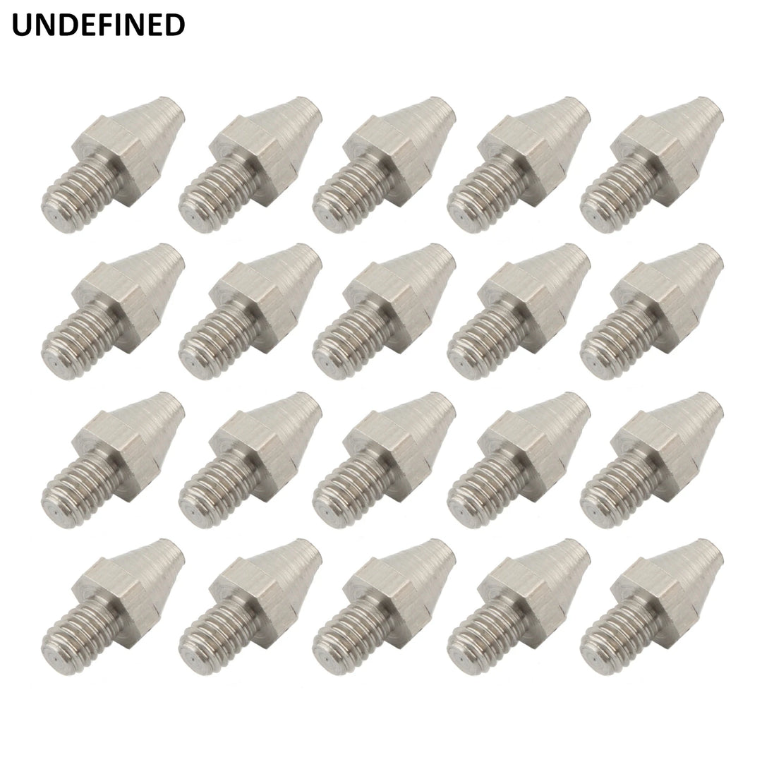 Silver MX Foot Pegs Spike Motorcycle Cleats Pin Rivet Replacement Offroad Style For Harley Floorboards Shifter  Brake Pedal Pegs