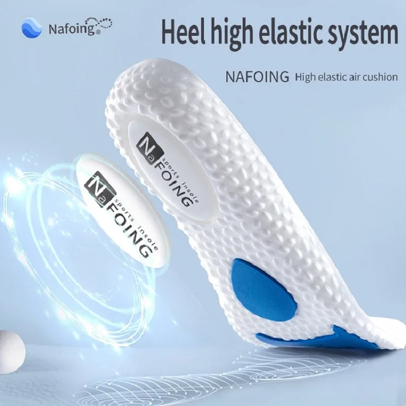 1pair EVA Insoles For Shoes Sole Shock Absorption Deodorant Breathable Cushion Running Light Insoles For Feet Man