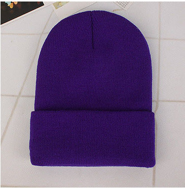 Woman’s Solid Knitted Winter Beanies