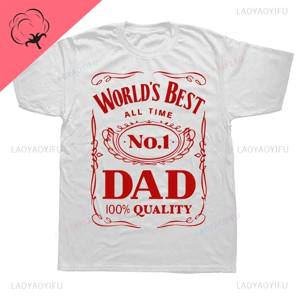 Novelty Awesome World´s Best Dad Daddy Father T Shirts Streetwear Short Sleeve Birthday Gifts Summer Style T-shirt Mens Clothing