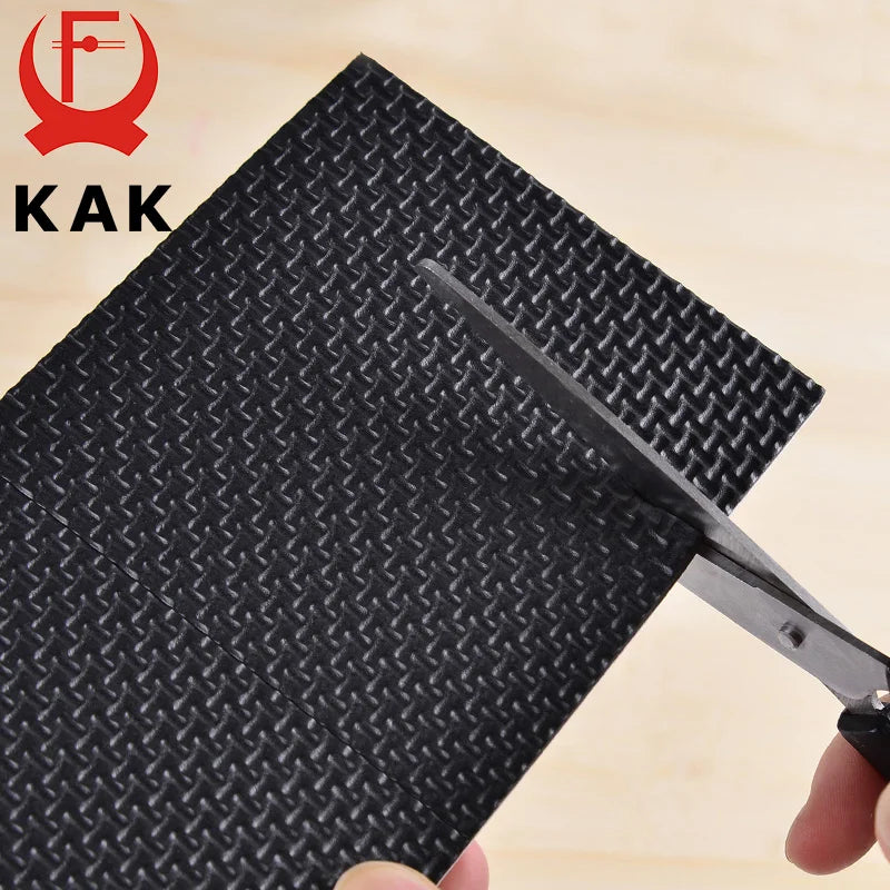 KAK 1-24PCS Self Adhesive Furniture Leg Feet Rug Felt Pads Anti Slip Mat  Bumper Damper For Chair Table Protector Hardware