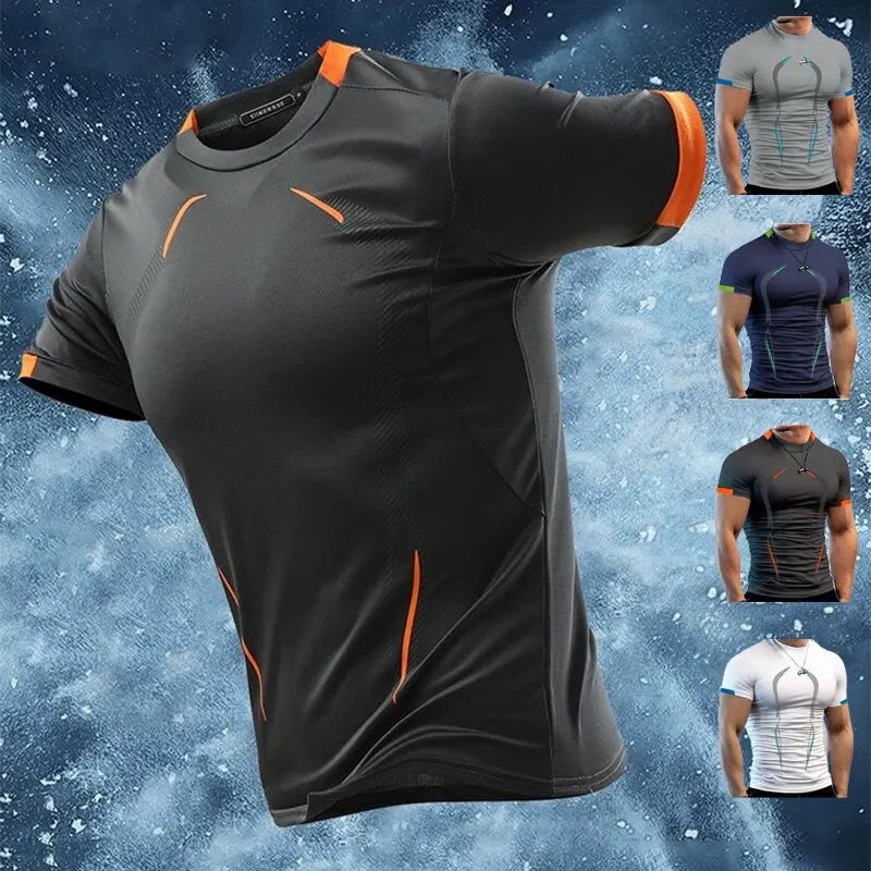 Men’s Short Sleeve Fitness Compression Shirts